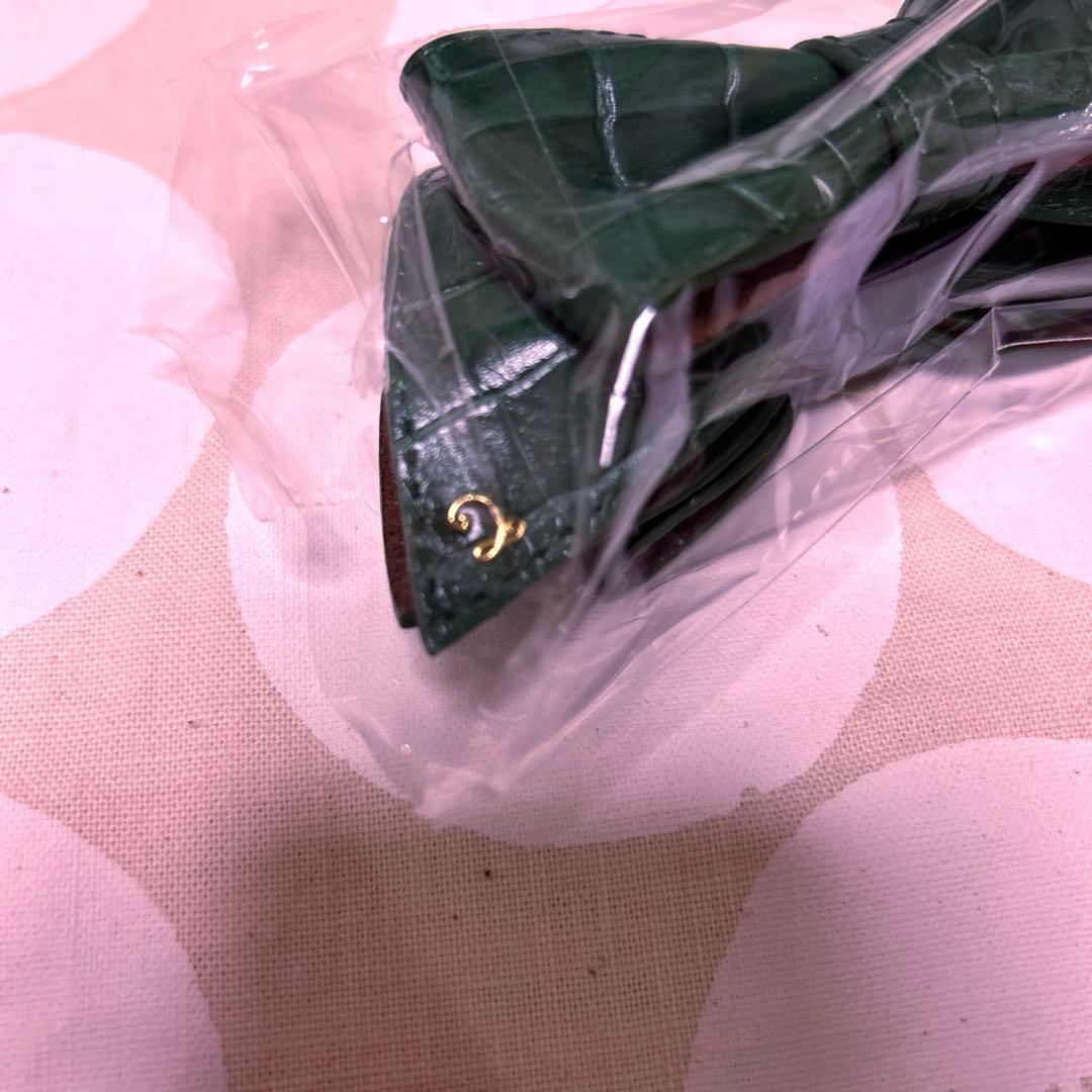 コンプレックスビズ　ライブリーレザーバナナクリップ　グリーン