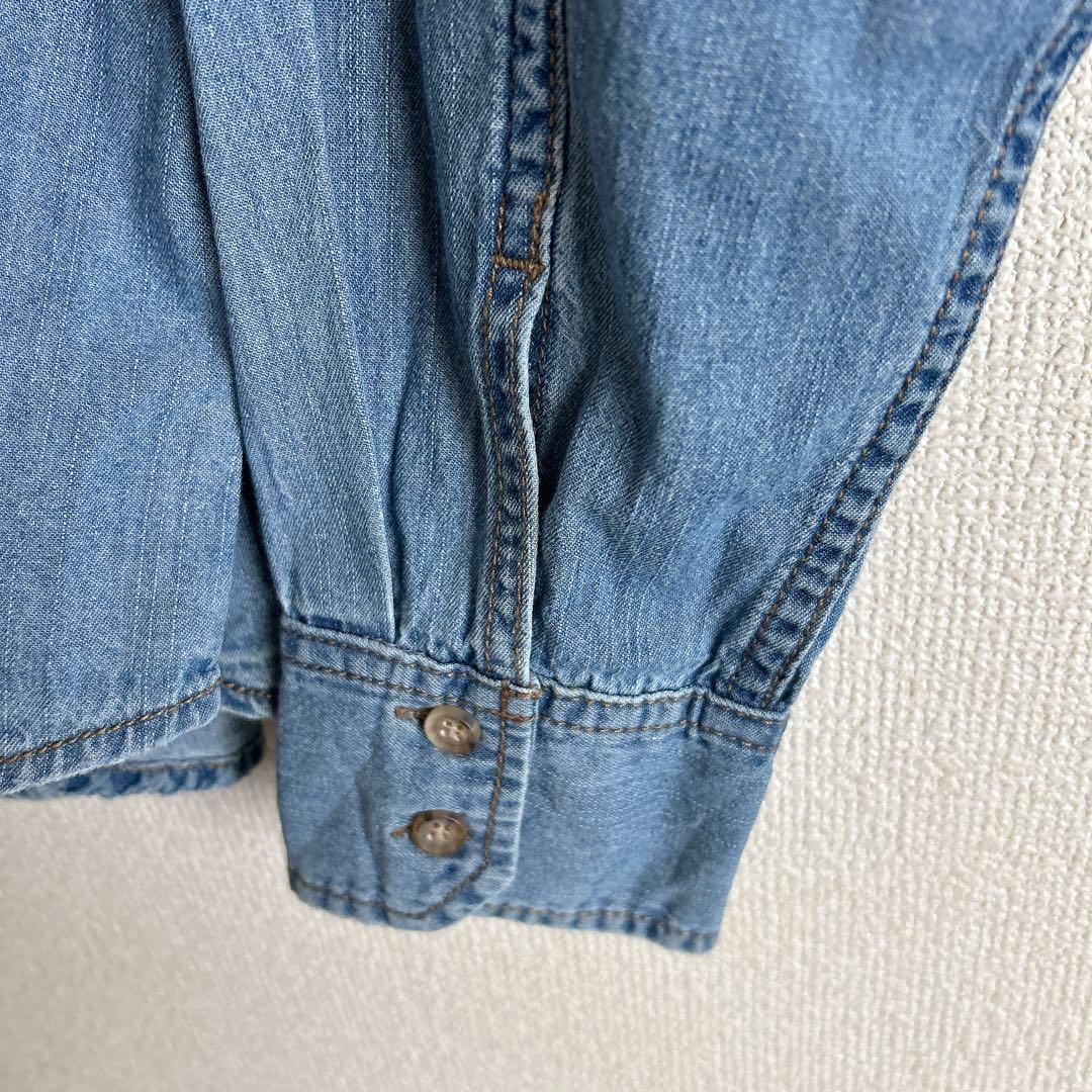 スピックアンドスパン ライトオンスデニムシャツ　2025