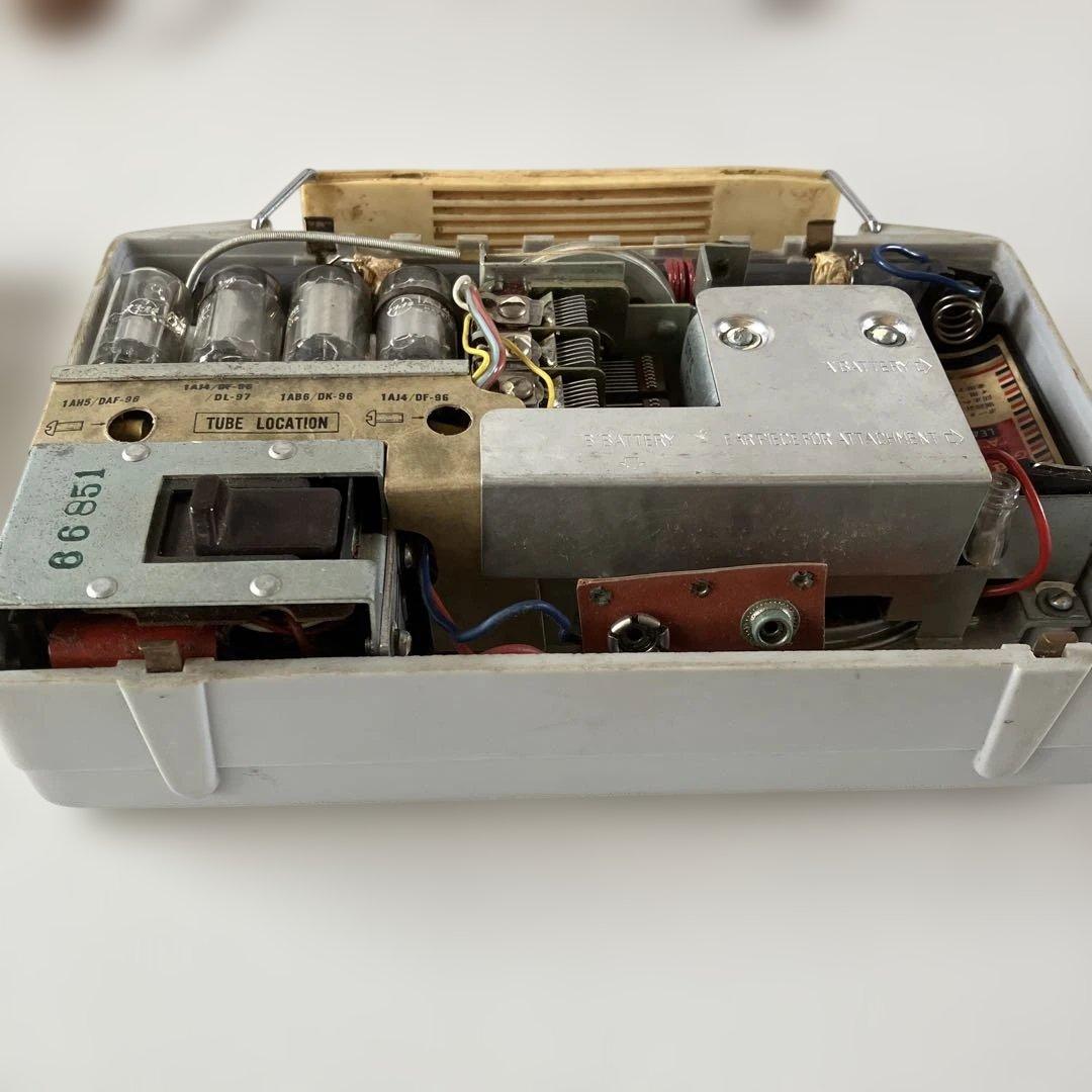 ナショナル　ラジオ　電池真空管