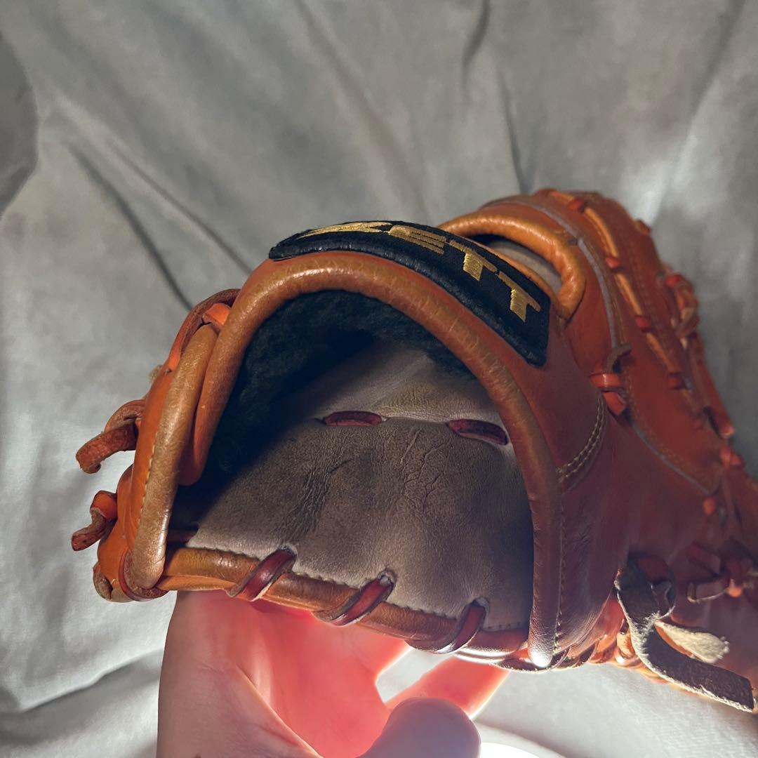 ZETT PROSTATUS 軟式用グローブ 日本製 オレンジ