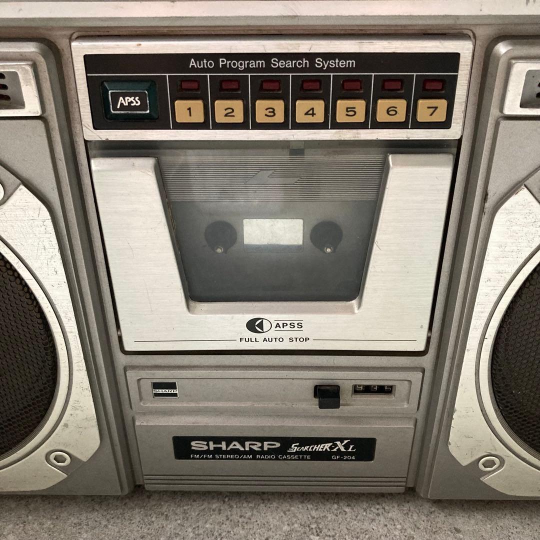 SHARP ラジカセ SEARCHER-XL GF-204 昭和レトロ