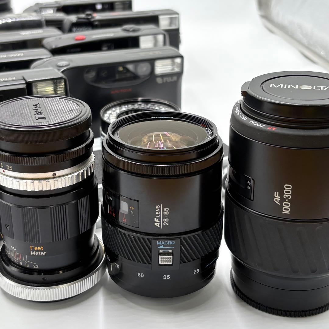 フィルムカメラ カメラレンズ まとめて25点 ジャンク扱い アンティーク レトロ