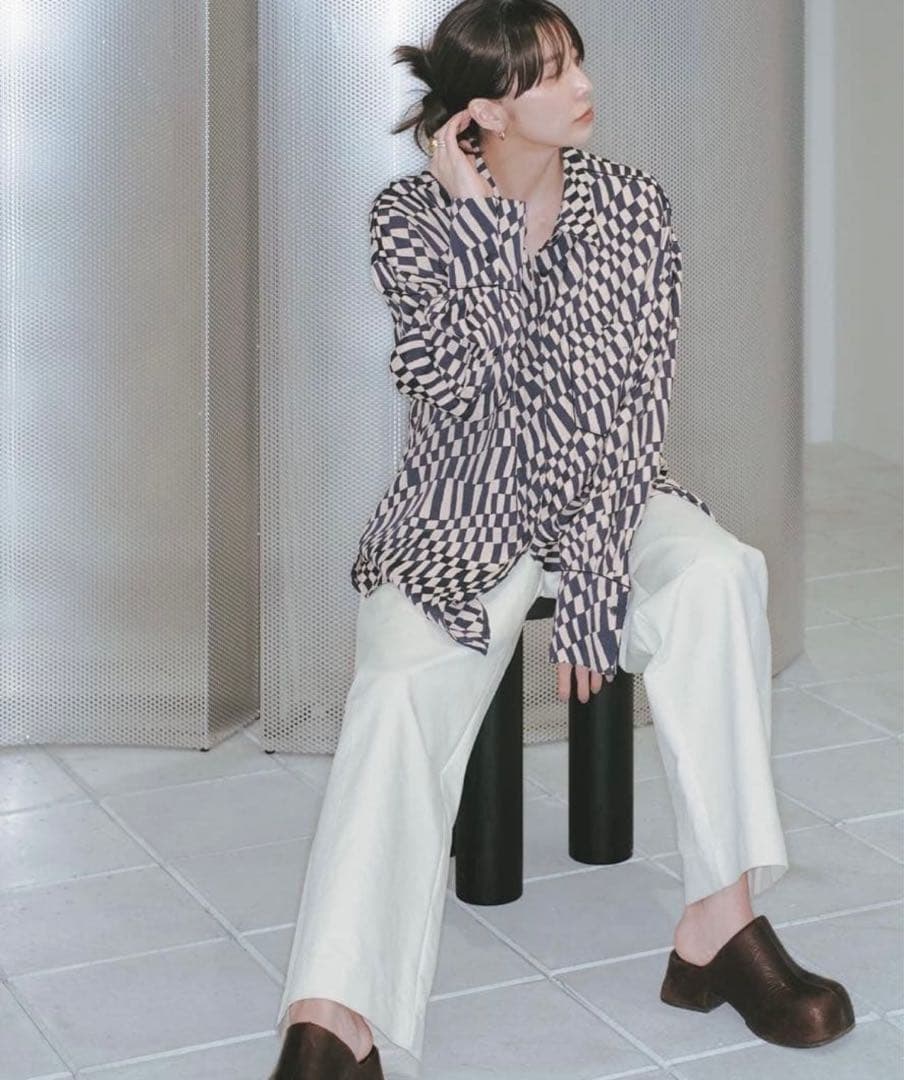 TODAYFUL トゥデイフル★ Geometric Over Shirts