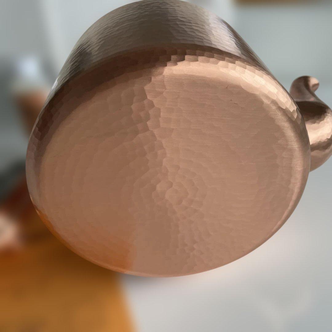 【新光金属】新槌起銅器（しんついきどうき）湯沸し器 純銅製 取扱説明書クリーナー