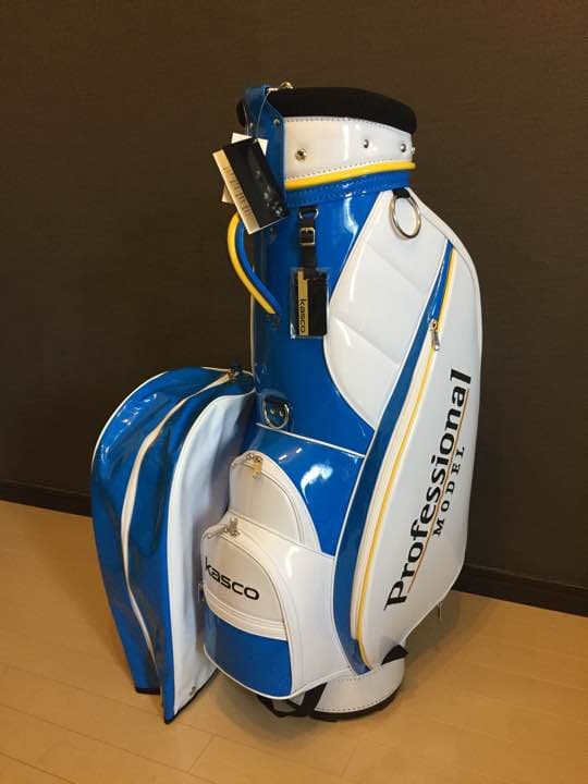 kasko ゴルフバッグ （新品、未使用、エナメル）