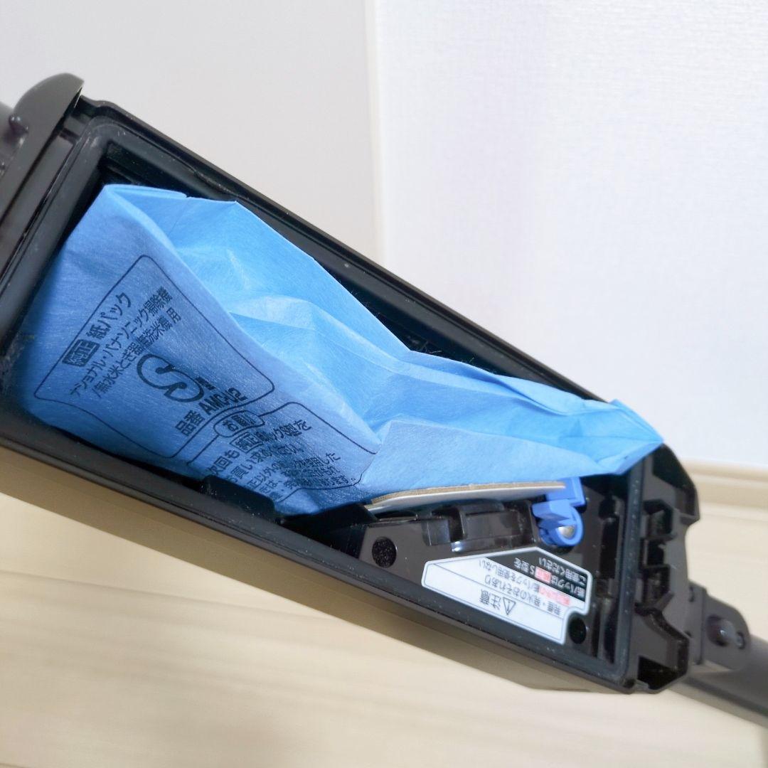 Panasonic 充電式スティッククリーナー 掃除機 紙パック式 付属品あり