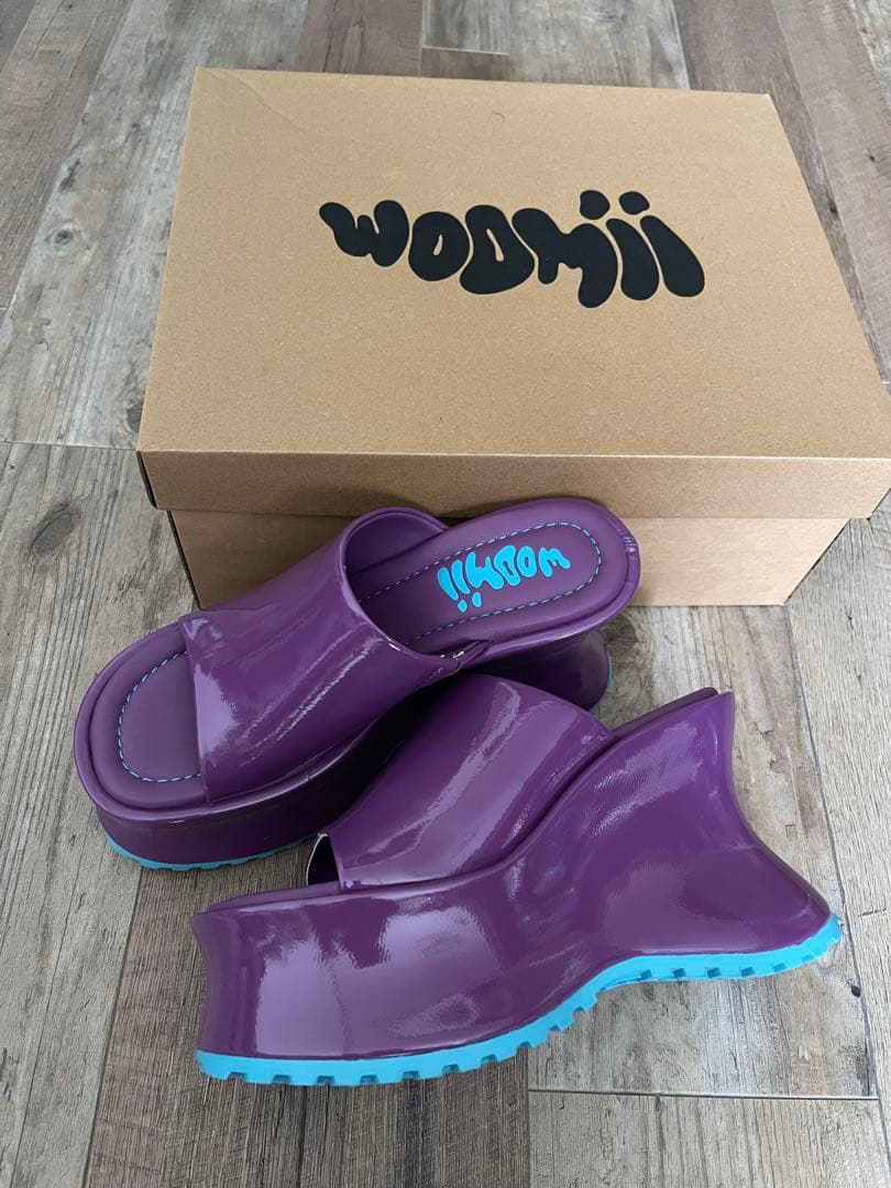 WOOMII コレット パープル クリンクル　37 試し履きのみ