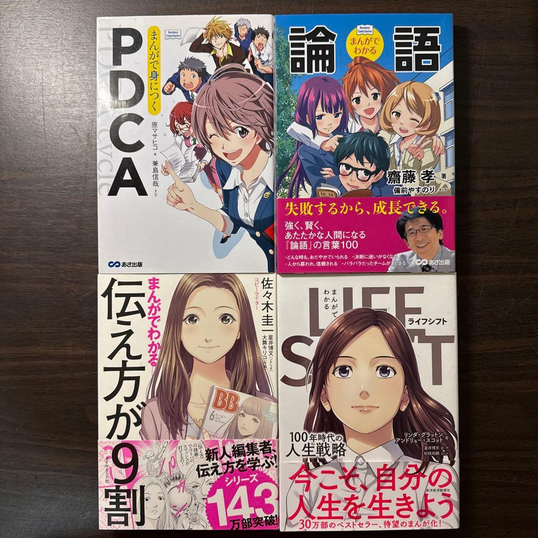 【総額30,228円】まんがでわかる25冊セット　7つの習慣 Plus、ニーチェ
