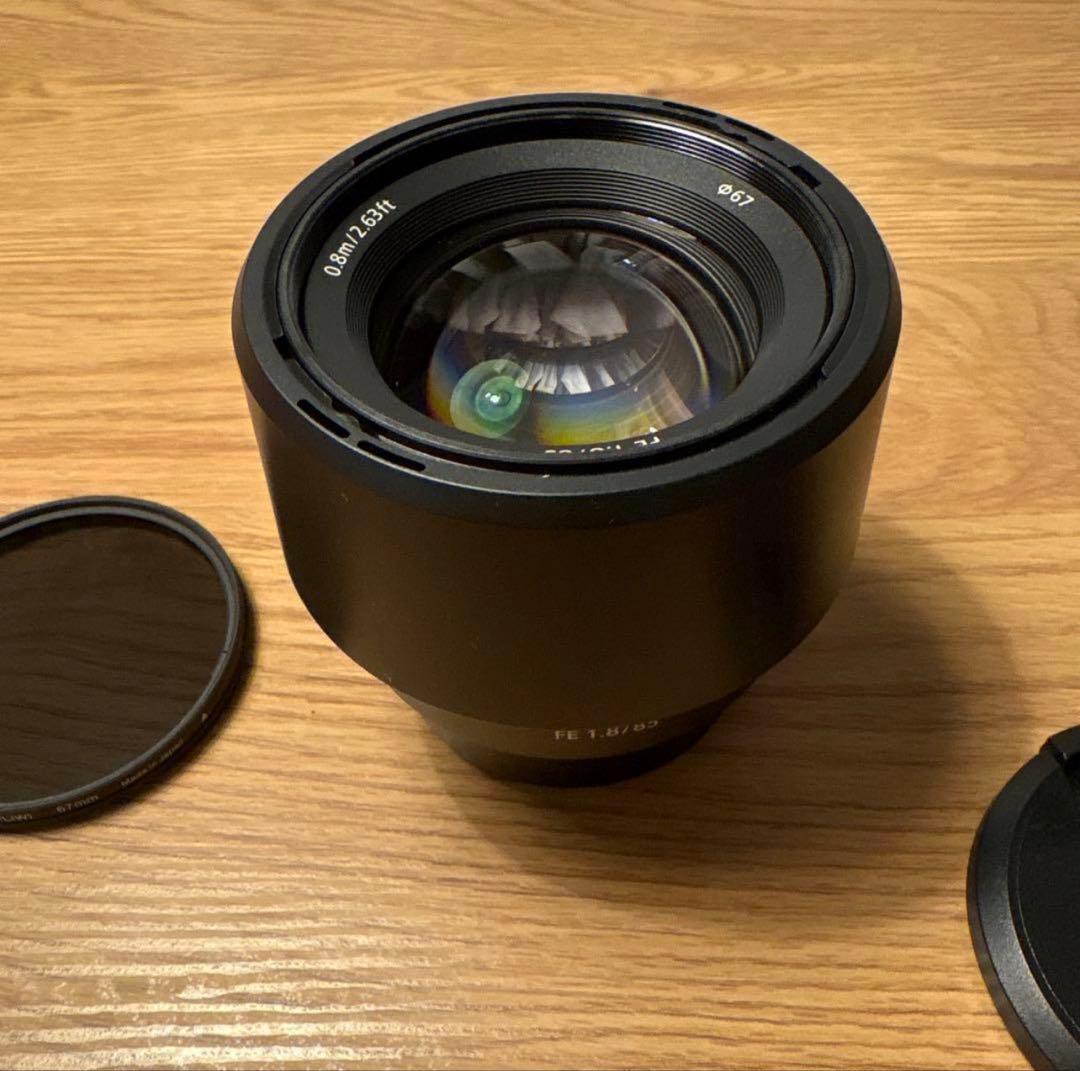 eマウント　SONY FE 85mm F1.8美品　CPLフィルター付き