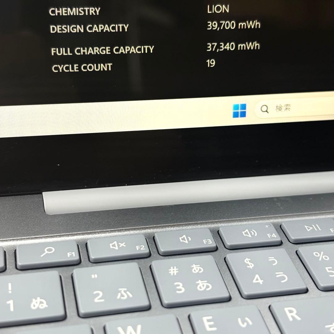 使用感少ない極上品！Surface Laptop Go3バッテリー良好！オフィス