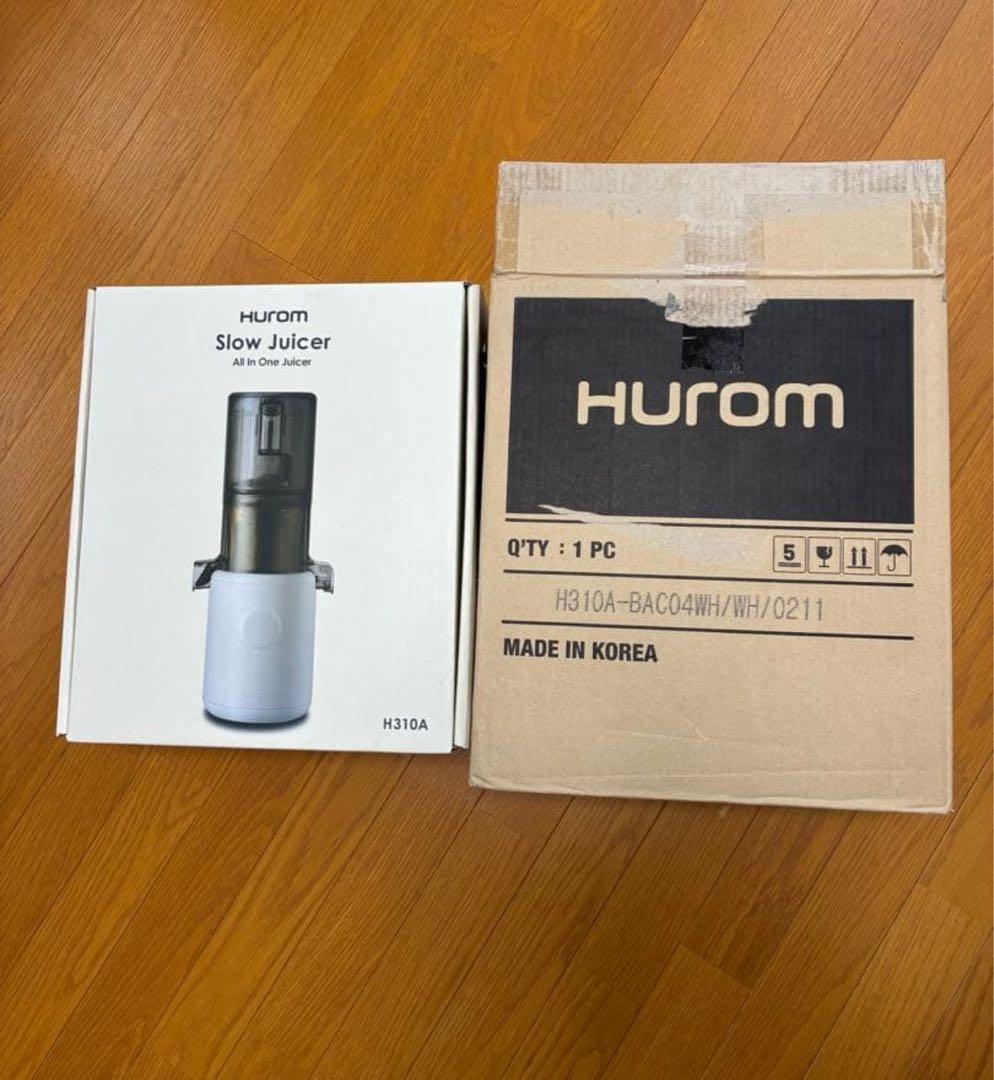 Hurom ジューサー ホワイト スロージューサー H310A ホワイト