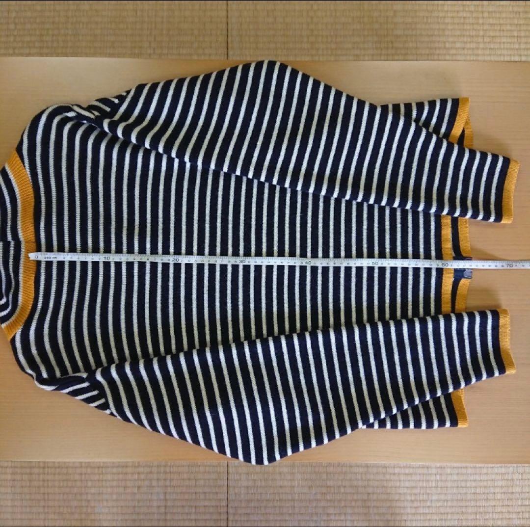 コムデギャルソン　ボーダー　ニット　フーディー