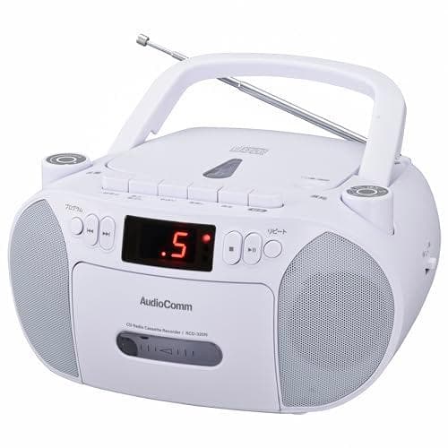 オーム電機AudioComm CDラジカセ ポータブル コンセント 乾電池 ラm