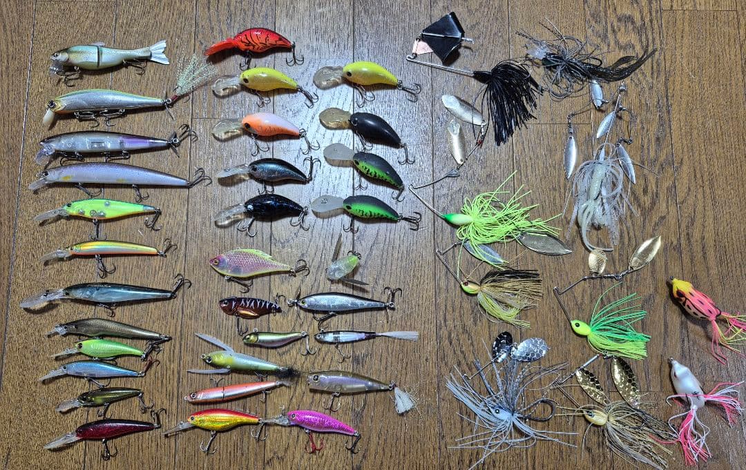 バス釣り　引退　ルアー約40個セット