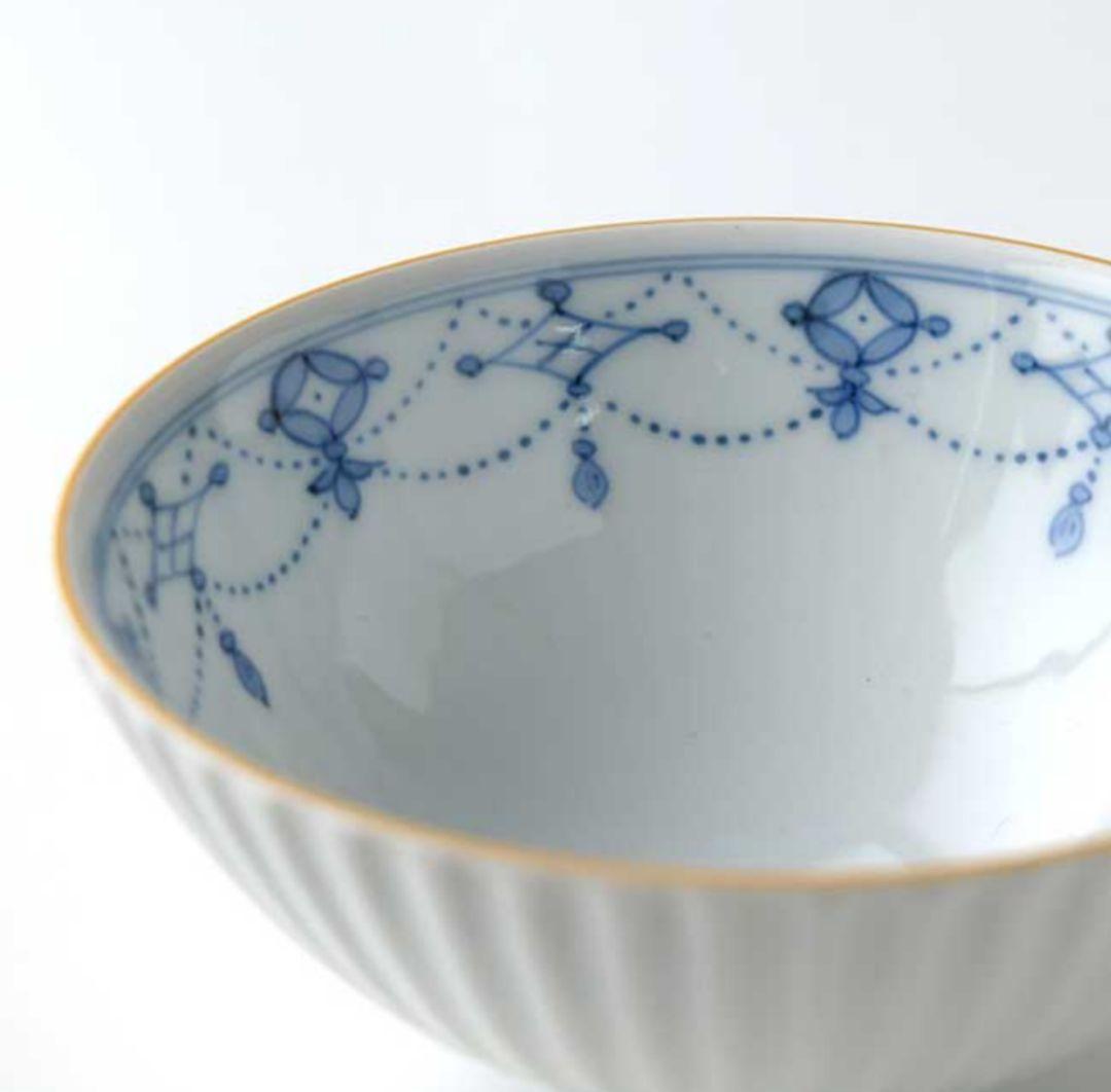 【未使用】精華瓔珞文／夫婦茶碗／たち吉／茶碗／磁器／有田焼／白磁