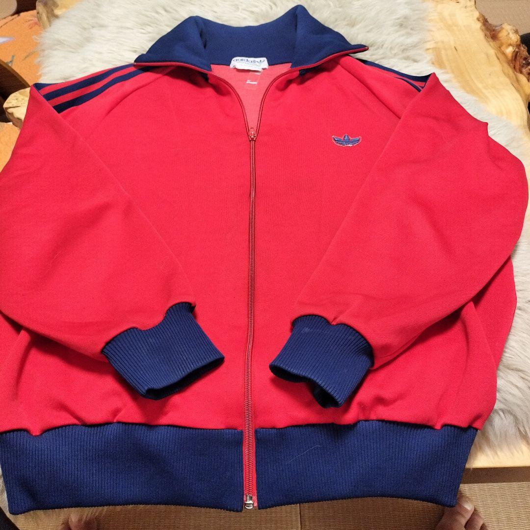 70s 〜80S 赤 西ドイツタグ 5号 Adidas トラック