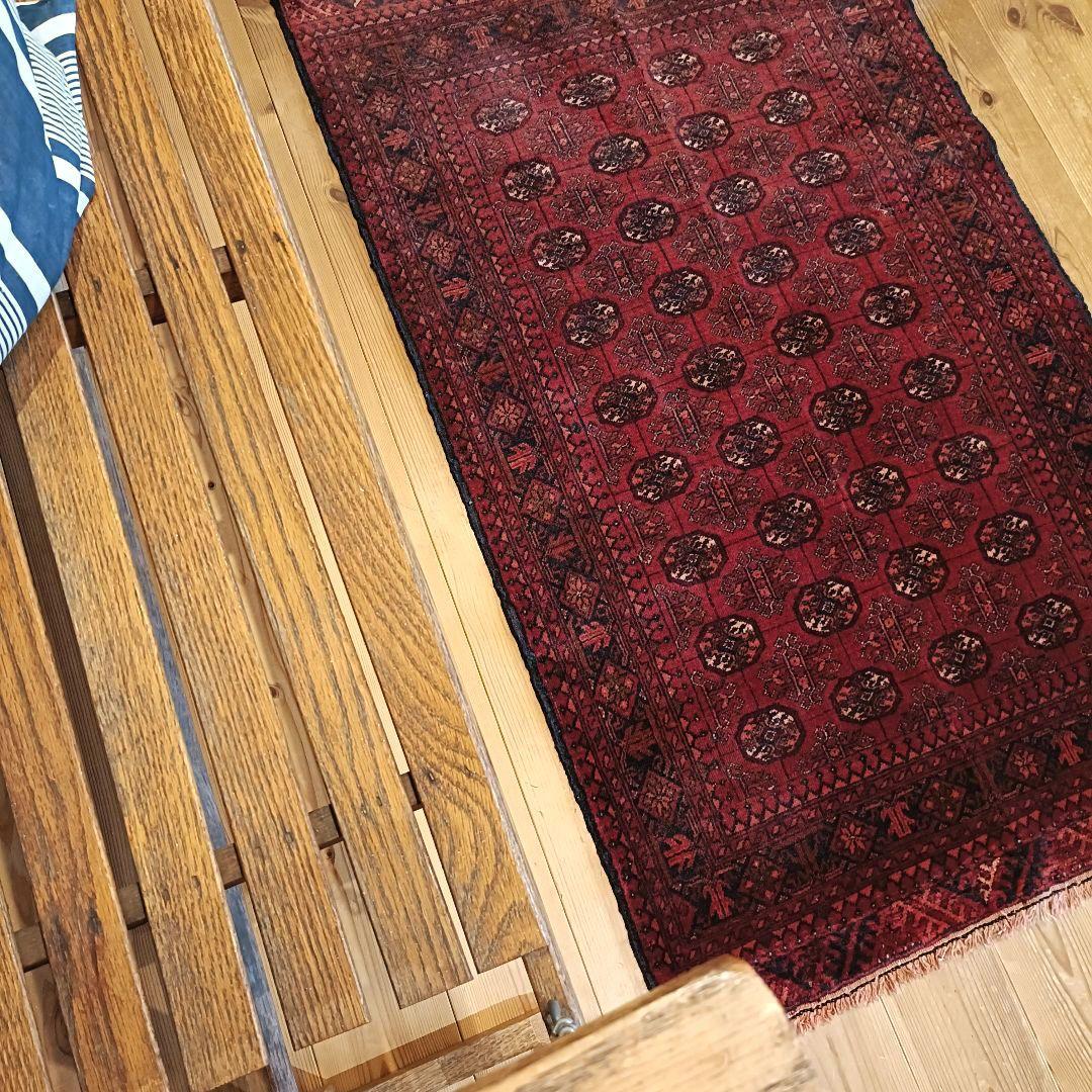 【値下げ依頼】ヴィンテージラグ　トライバルラグ　アフガンラグ　トルクメン