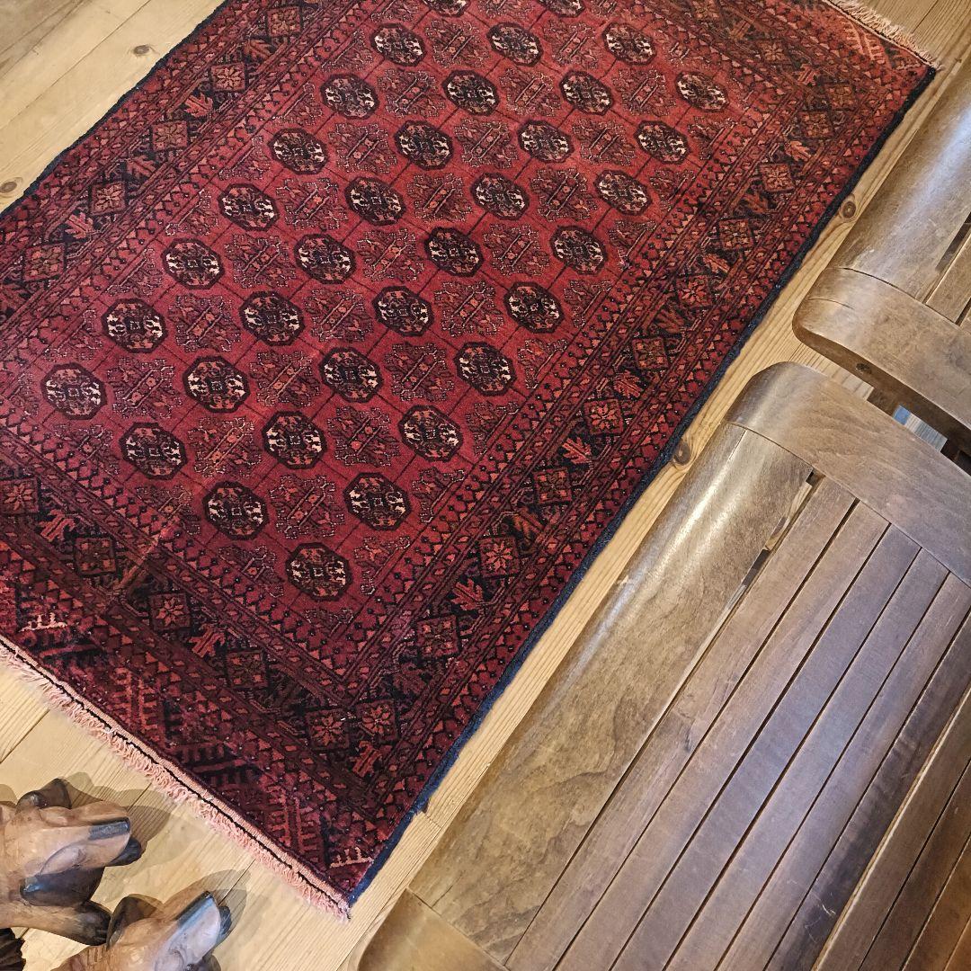 【値下げ依頼】ヴィンテージラグ　トライバルラグ　アフガンラグ　トルクメン