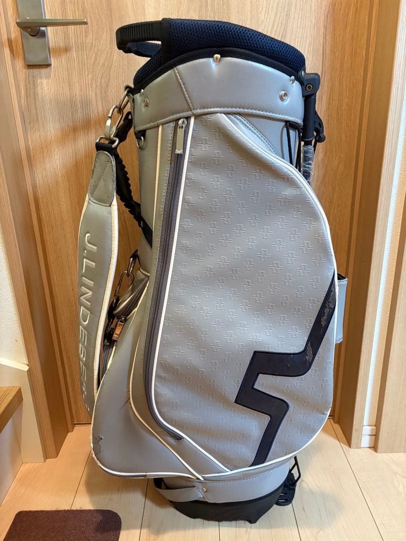 【最終価格】J.LINDEBERG グレー キャディバッグ　スタンドバッグ