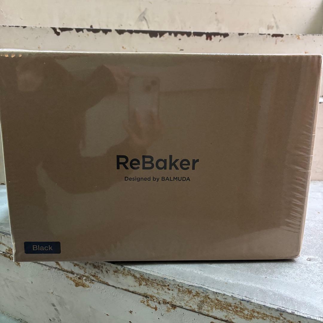 【新品未開封】バルミューダ ReBaker KTT01JP-BKリベイカー（黒）