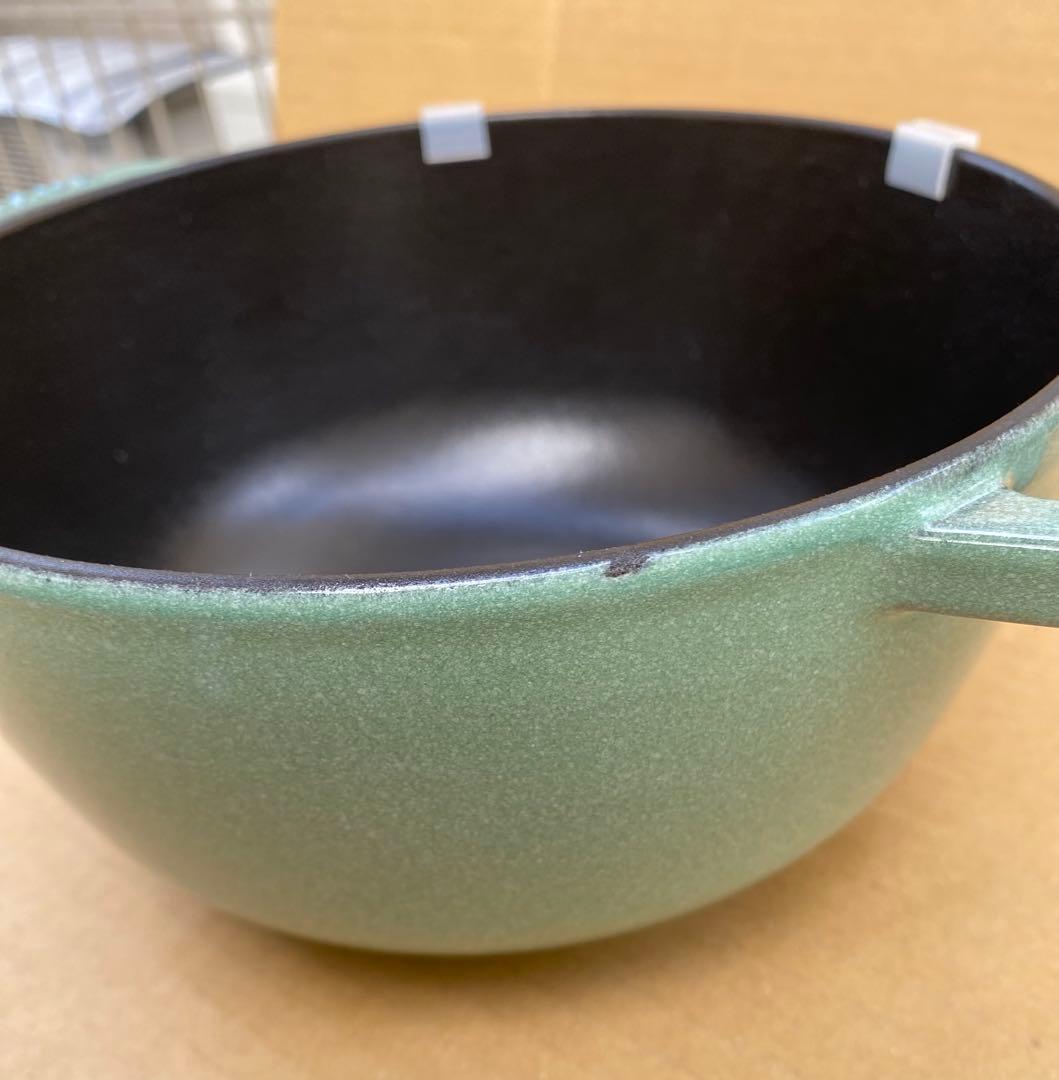 ストウブ　Wa-NABE 20cm Ｌ セージグリーン【生涯保証あり】