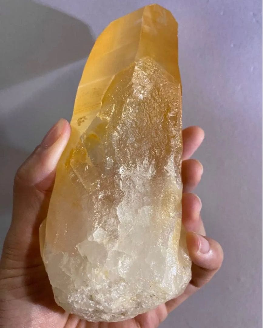 高品質　天然石　ゴールデンヒーラー　ビッグポイント　原石　水晶　クォーツ　タビー