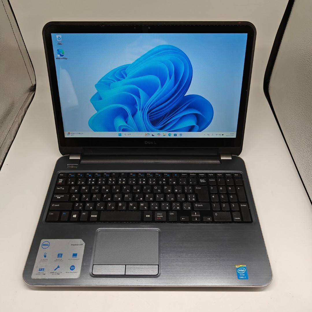 【DELL】爆速i7 SSD256GB 16GB タッチパネル搭載 ノートPC