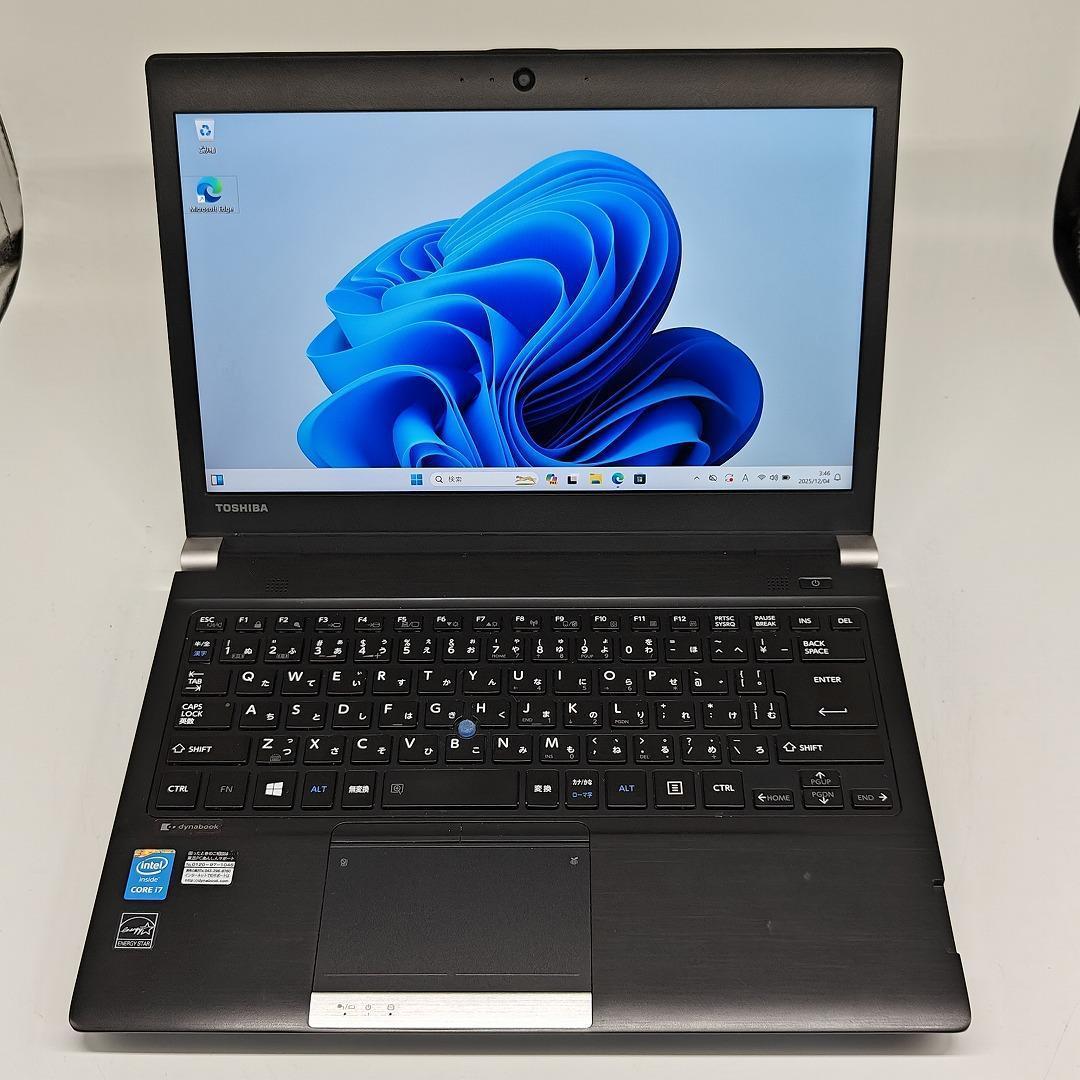 【東芝】R83 高性能i7 新品SSD256GB 16GB ブラック ノートPC