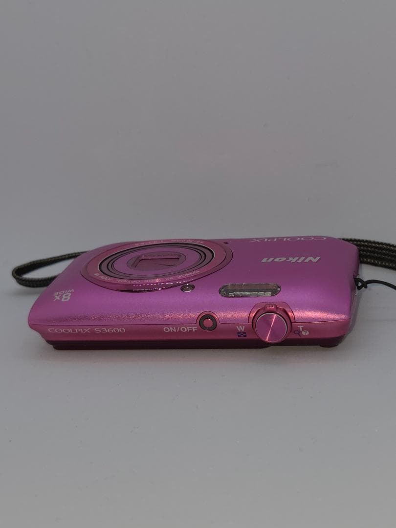 【美品】【スマホ転送OK】ニコン Nikon COOLPIX S3600 ピンク