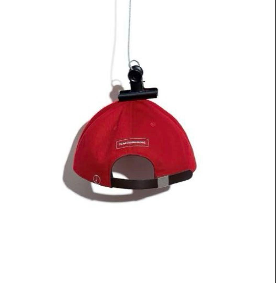 帽子 peaceminusone BALL CAP #1 RED