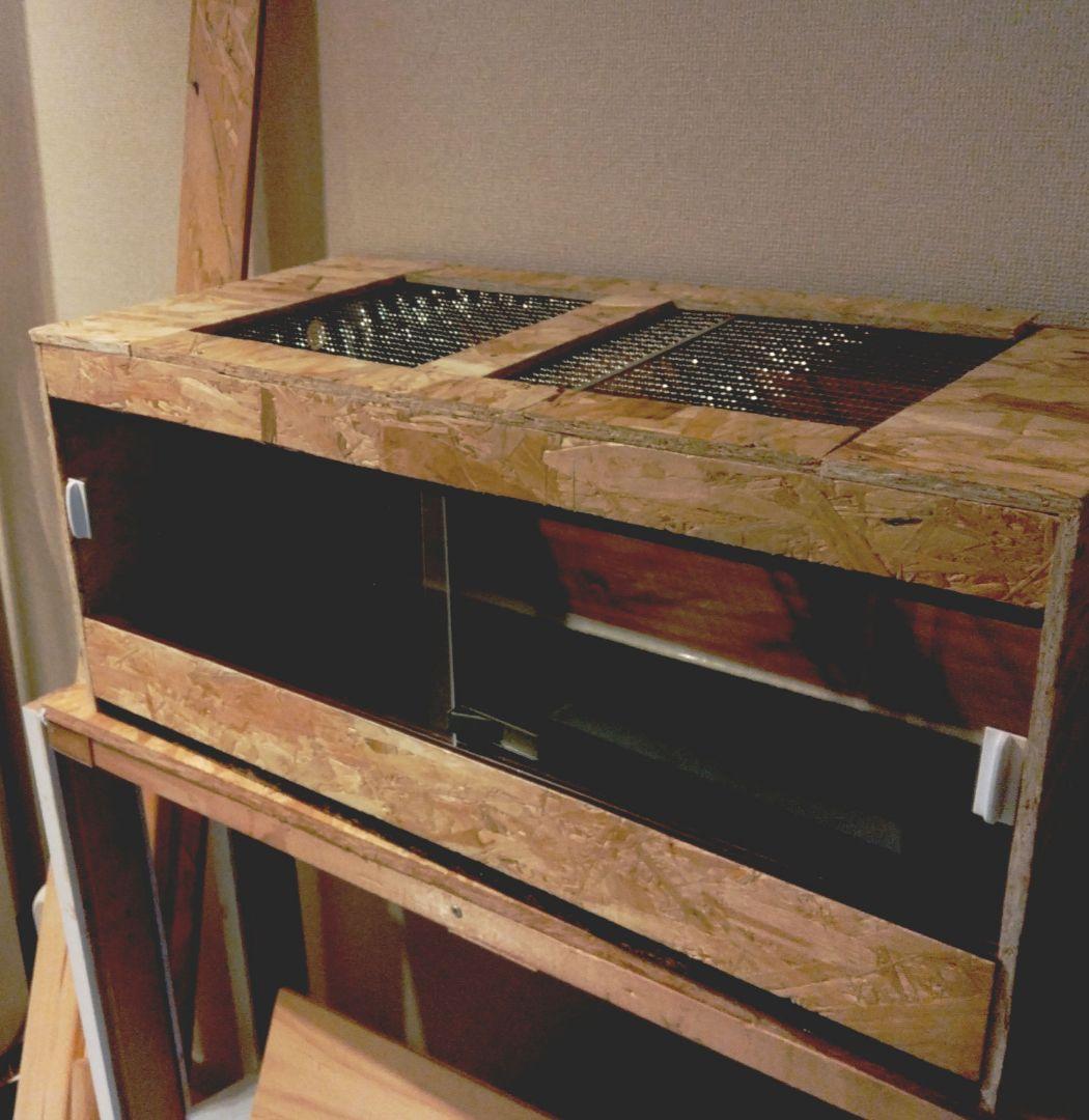 ミドルサイズOSB木製ケージ　未使用