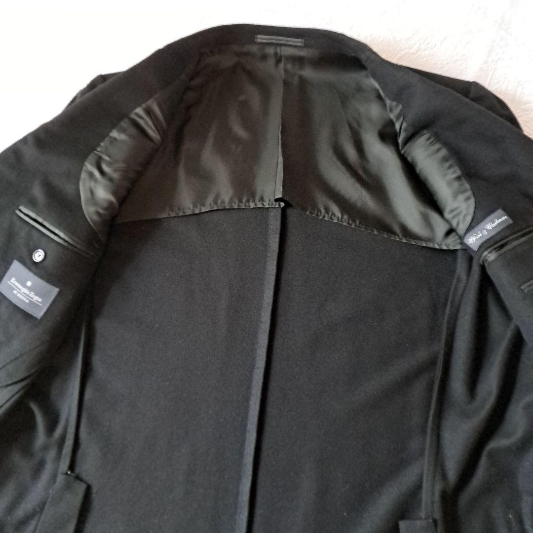 Ermenegildo Zegna ブラック Woolカシミヤジャケット