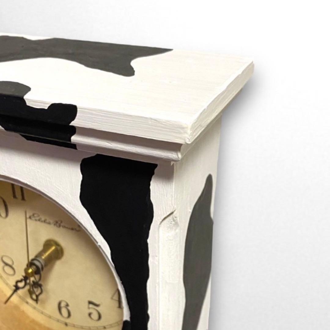 希少 Eddie Bauer エディーバウアー 置き時計 牛柄