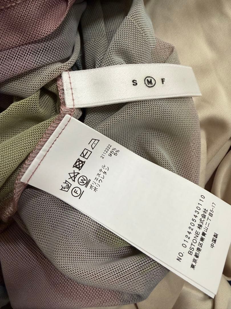 ELIZABETH STAINED GLASS SHEER DRESS 新品