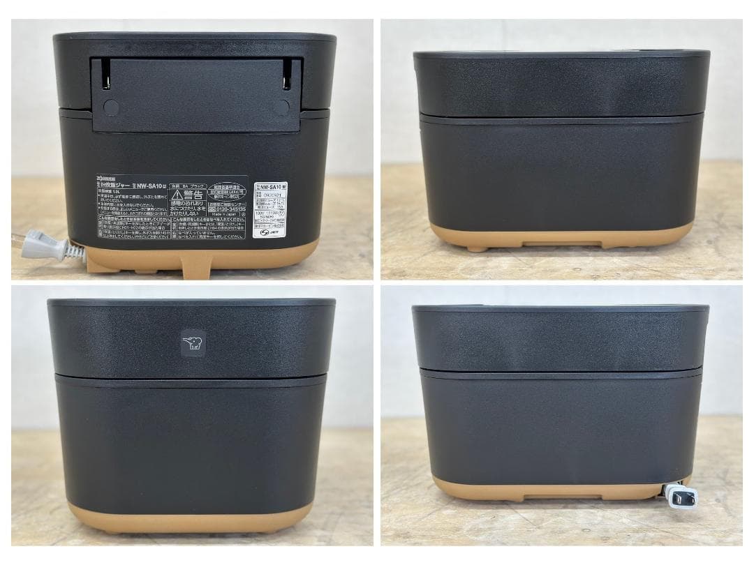 象印 炊飯器 STAN. NW-SA10-BA 5.5合 IH 2022年製