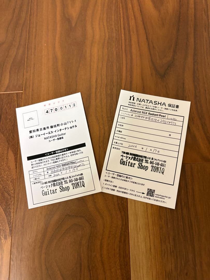 NATASHA ASTEROID NSX スマートギター