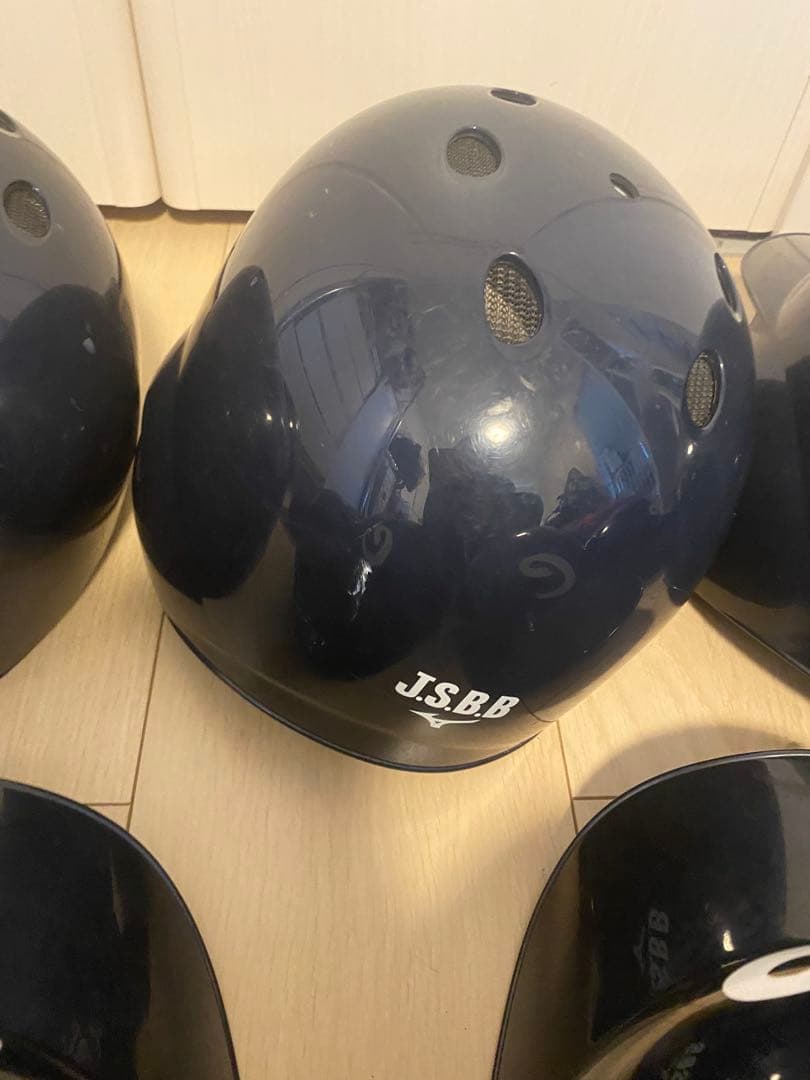 MIZUNOバッター用ヘルメット 9個セット ネイビー各種サイズあり　軟式草野球