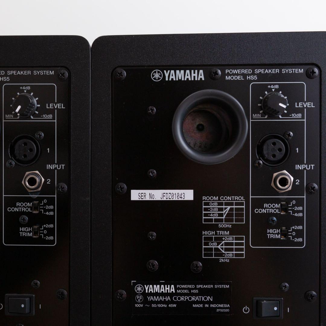 今だけ【送料無料】YAMAHA HS5 ペア 【完動品】ケーブルセット
