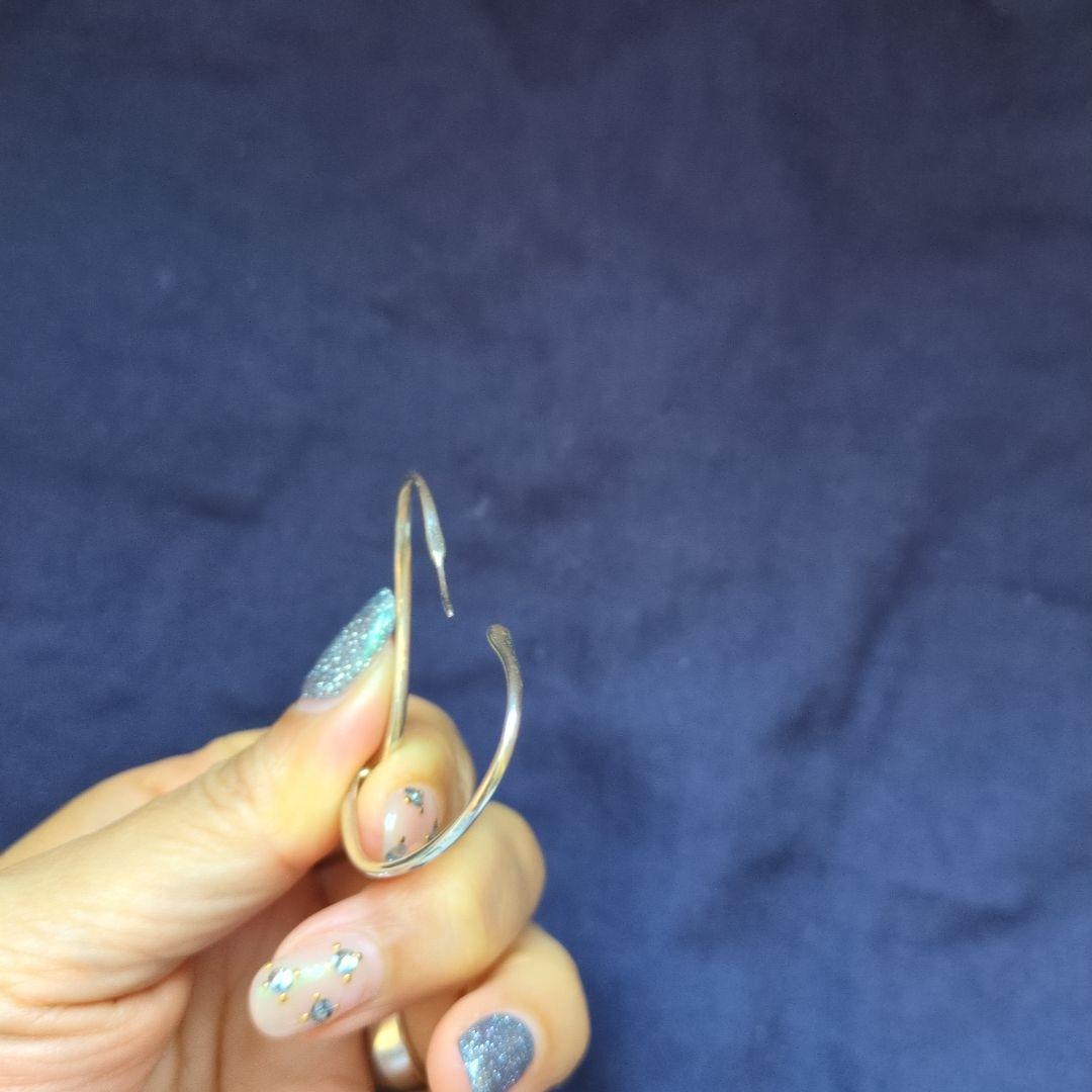 ティファニー オープンハート フープピアス ag925 片方