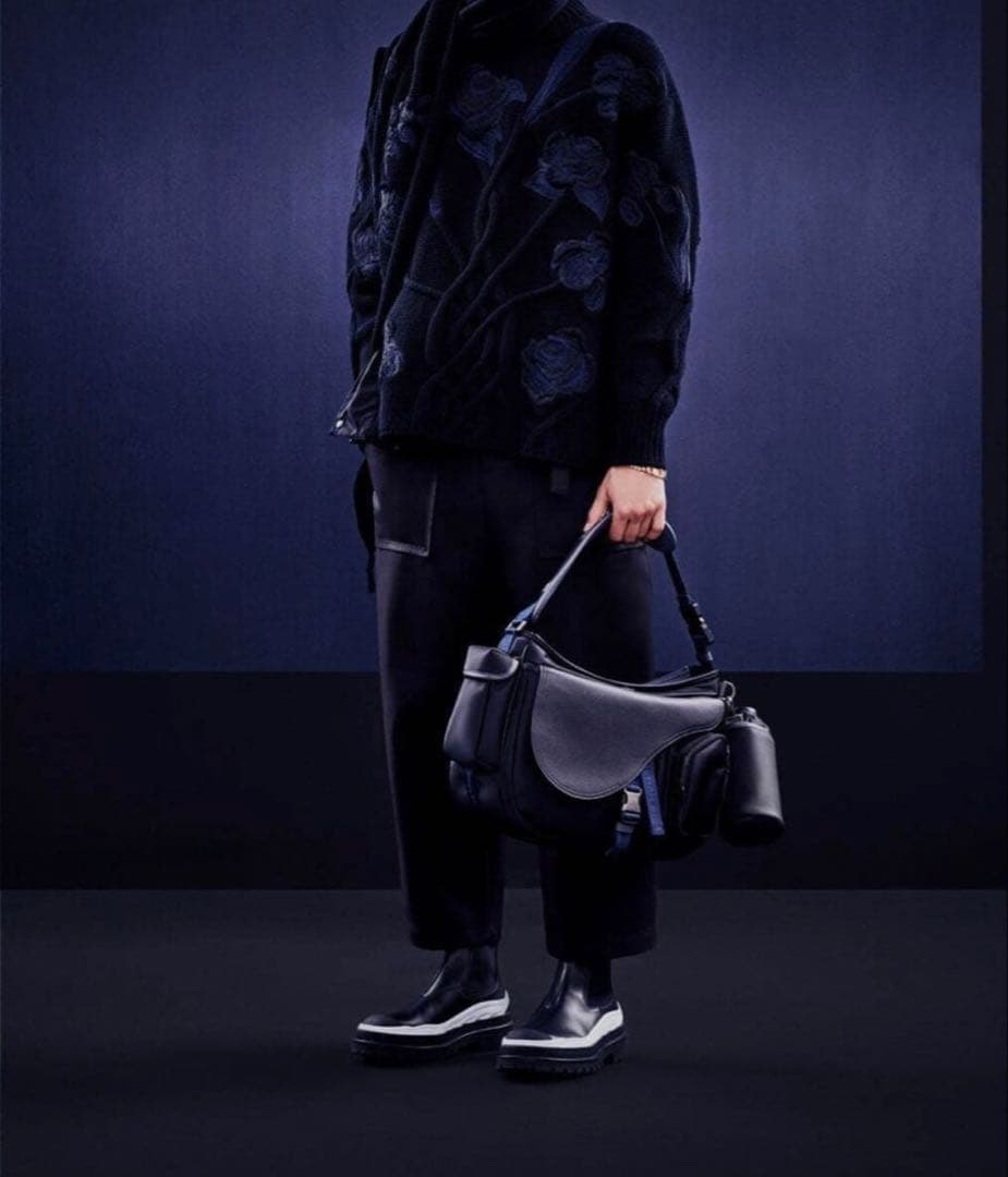 ディオール　サカイ　サドル　ソフトバッグ　ショルダーバッグ