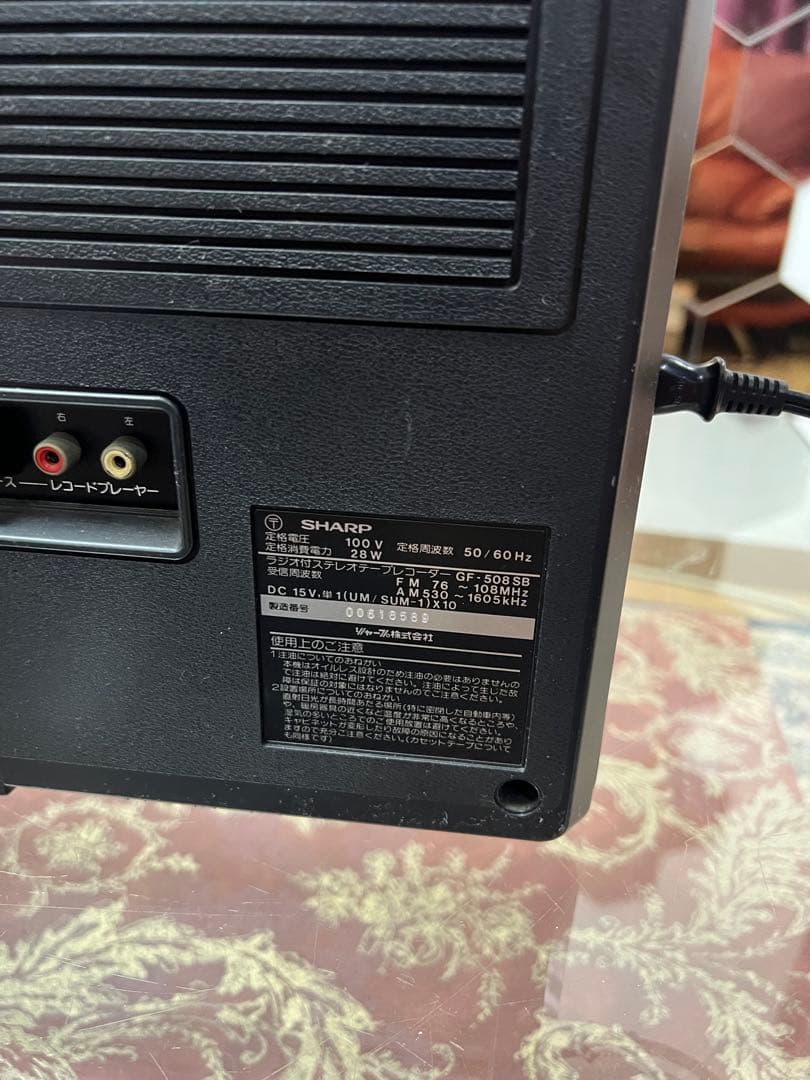 内蔵BLTに変更可能 SHARP ラジカセ GF-508SB整備済 動作品美品