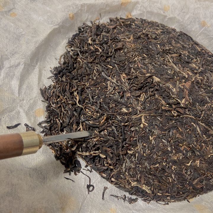 哈尼古茶 雲南省 プーアル茶「哈尼古樹」野放茶 2002年 極上品