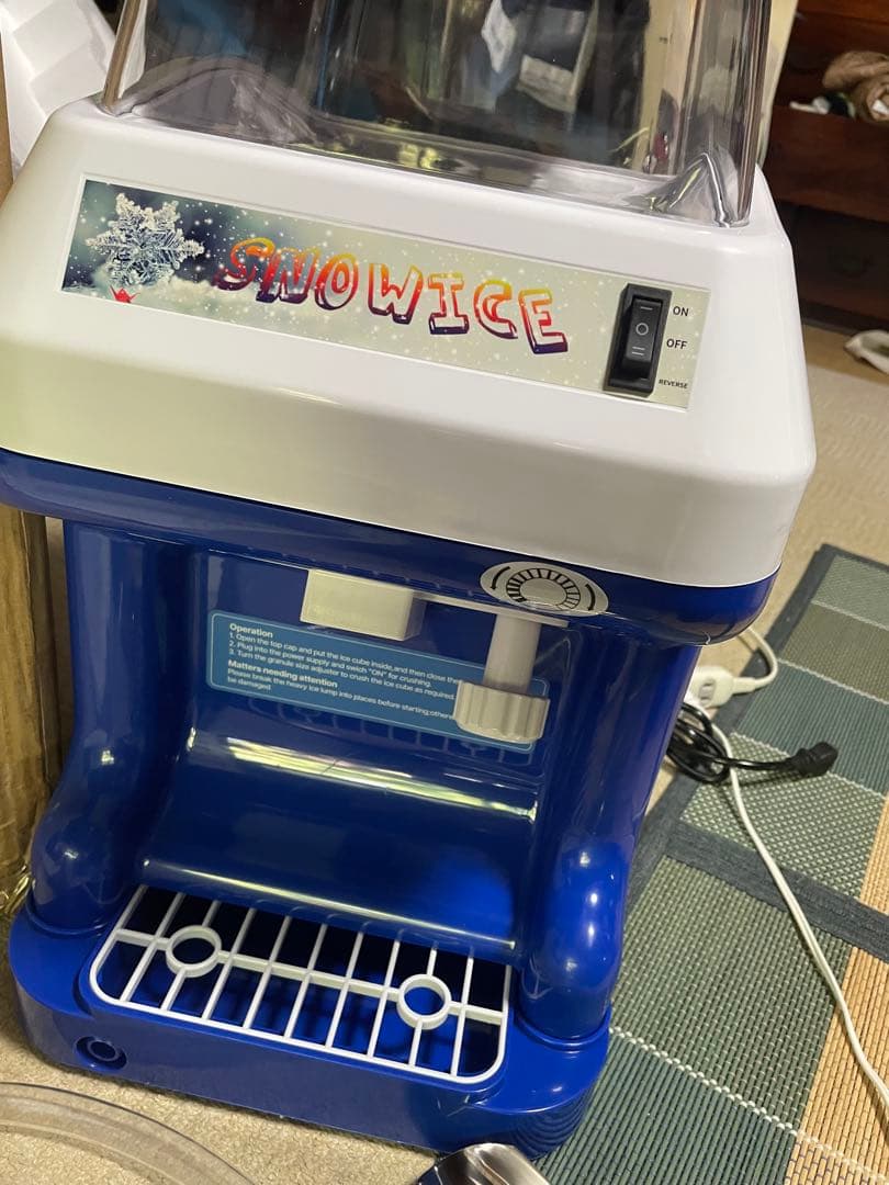 未使用　業務用　かき氷機