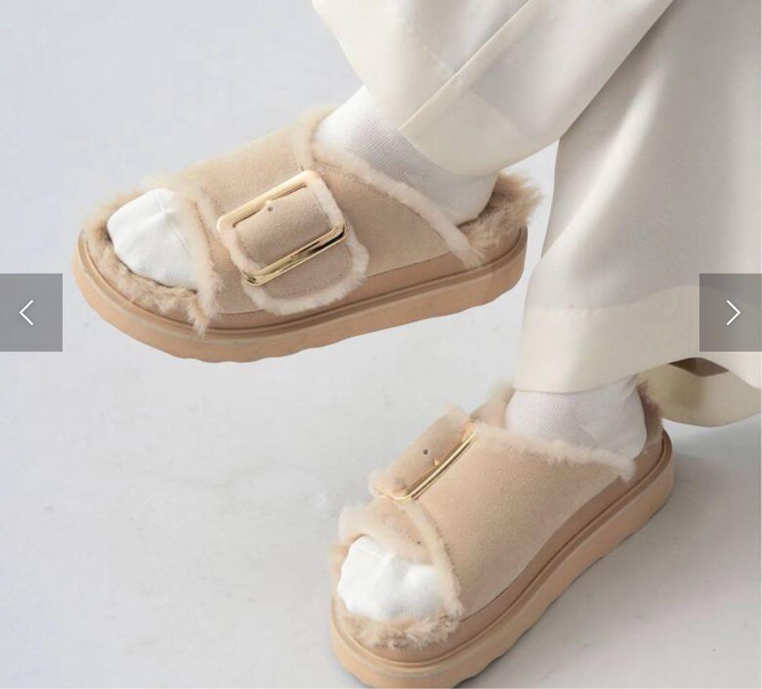 MOHI ファーサンダル