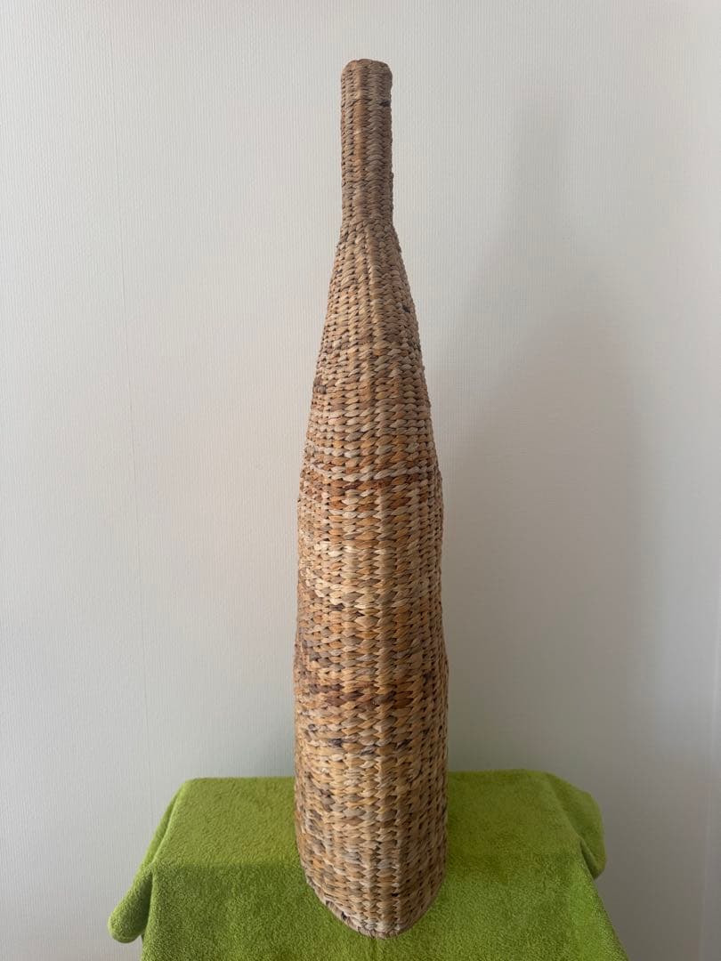花器　フラワースタンド　フロアスタンド 　天然素材 円錐形 ナチュラルブラウン