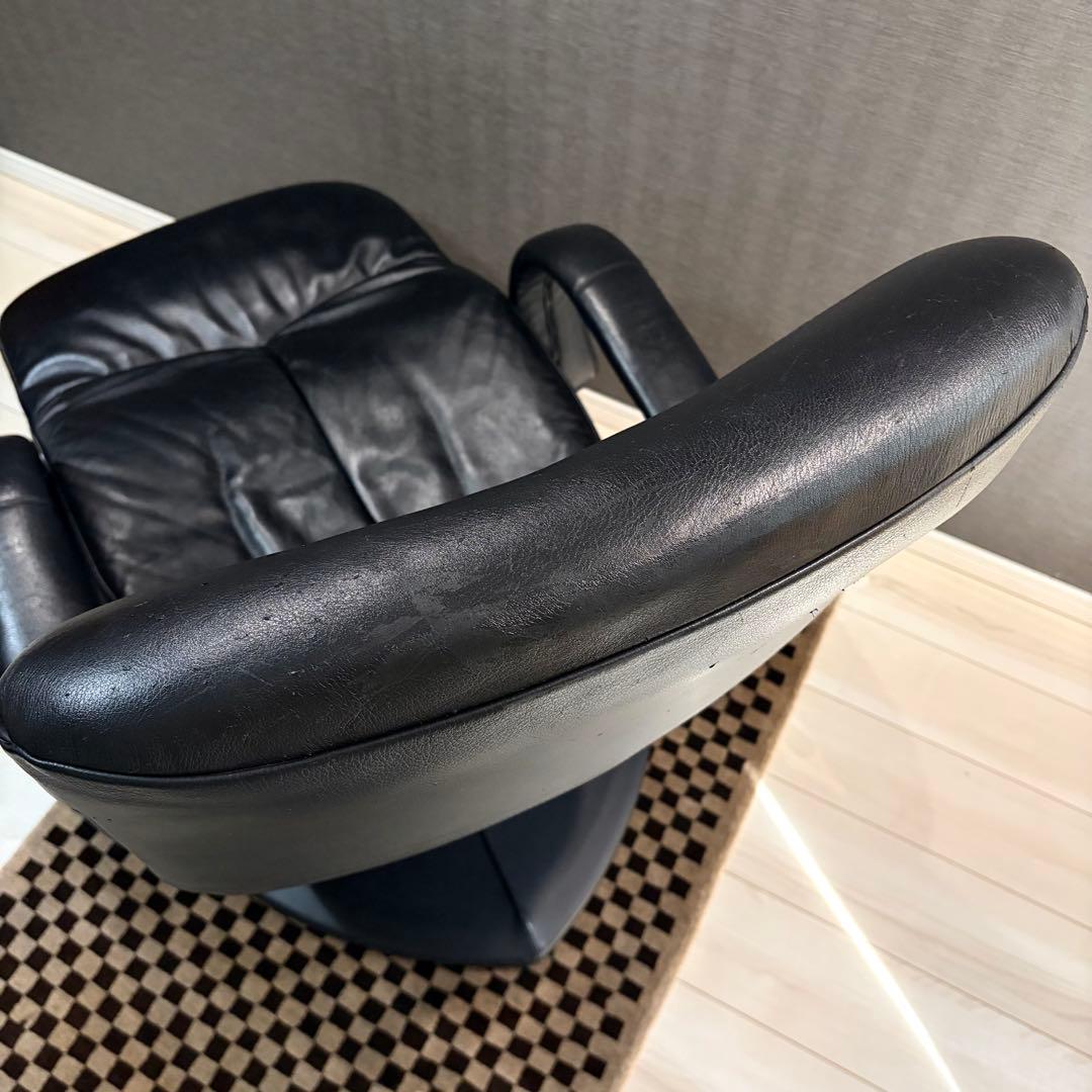 【美品】カリモク ドマーニ エクセルライフ リクライニングチェア 本革 ブラック