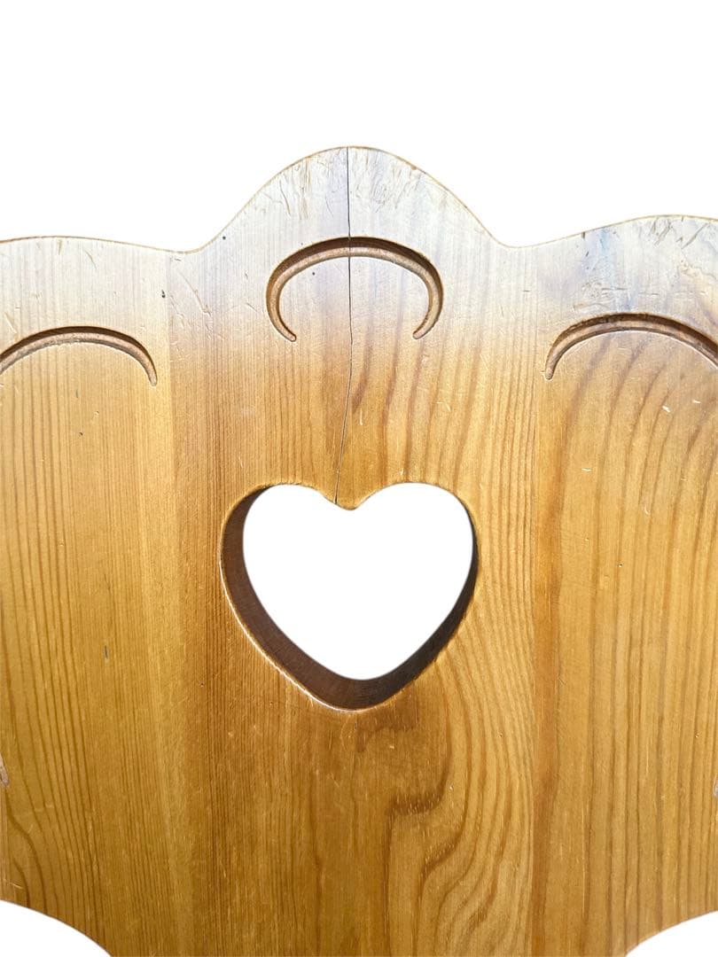 【antique】木製カントリーチェア 北欧風カフェチェア　2脚セット