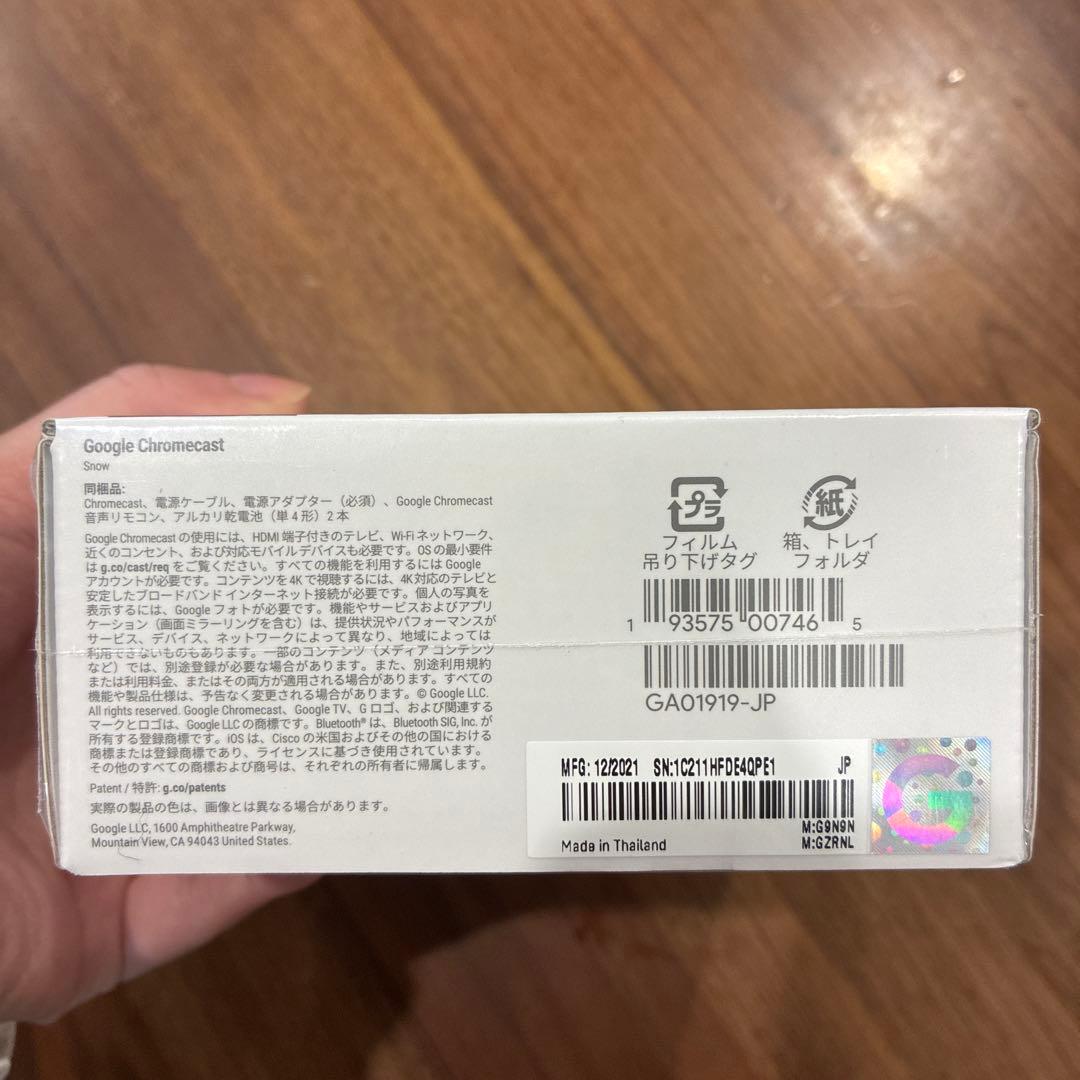 新品 Chromecast with Google TV GA01919-J