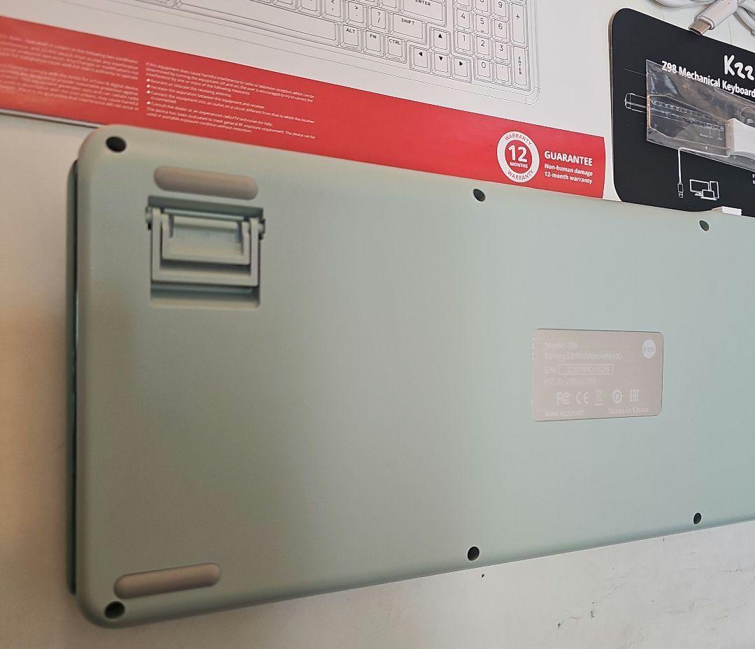 【美品】Kzzi Z98 メカニカルキーボード 抹茶グリーン ガスケット搭載