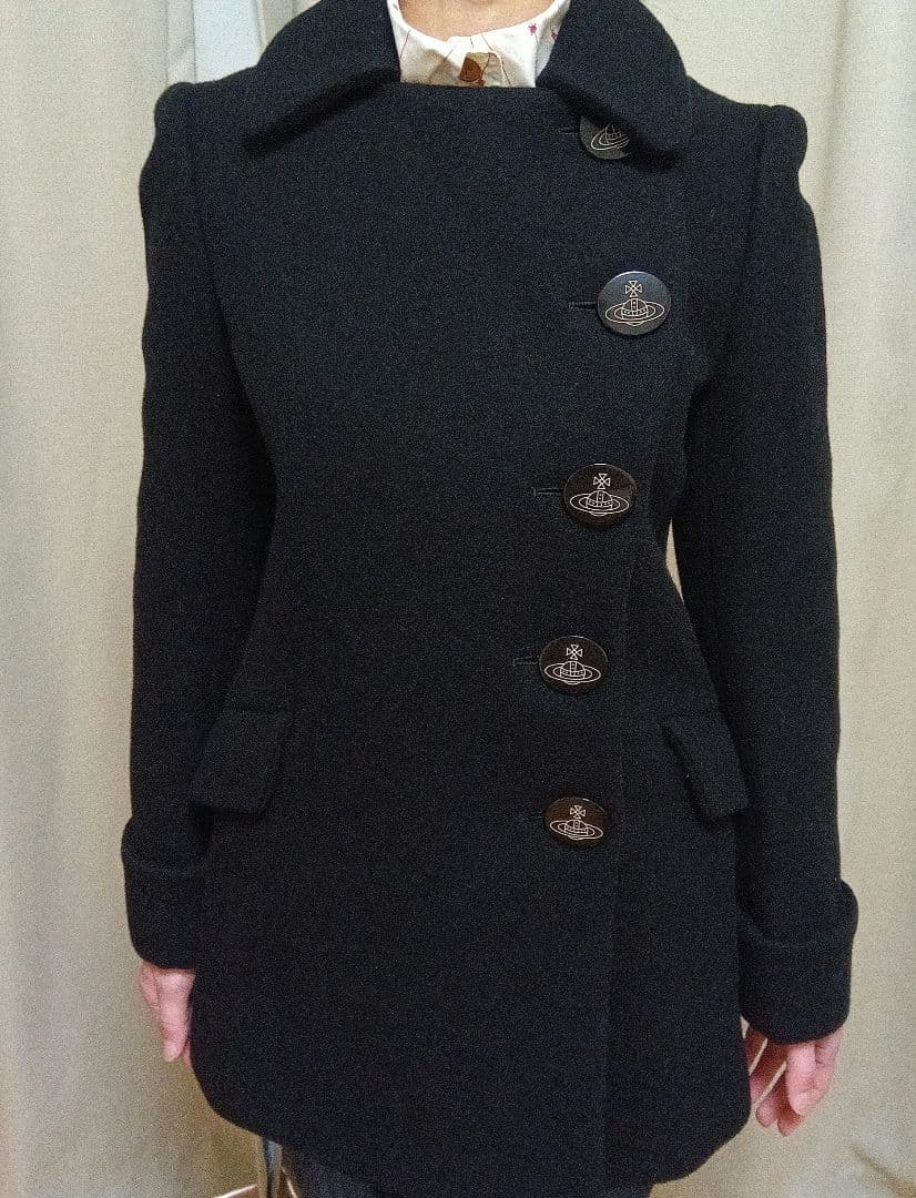 ヴィヴィアン　ショートコート　ブラック　1